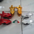 Kaliper 4 piston ride it dobel disc PLUS kampas cadangan 1 set