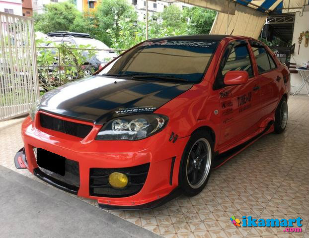 Toyota Vios  G 1 5cc Thn 2005 Warna Merah  Modif Istimewa 