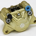 Kaliper belakang brembo original italy 2 piston gold