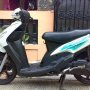 Jual NEW MIO SMILE pearly white 2011 -> new stripe, gress aja...