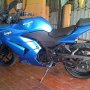 Jual KAWASAKI NINJA 250 BIRU THN 2010 BLN 1 MULUS TERAWAT