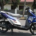 Xride biru 2013 mesin standar kaki kaki mpuk bgt