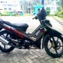 DIJUAL HONDA SUPRA X 125 HITAM 2009