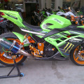 kawasaki ninja 250 thn 2015 mulus