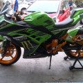 kawasaki ninja 250 thn 2015 mulus