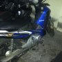 Jual Supra x akhir 2006 biru, velg racing ban tubles, jakarta