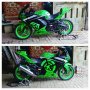 JUAL BU NINJA 250 MODIF 2009 HIJAU