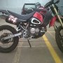 Jual motor trail Hyosung th 03 merah model supermoto