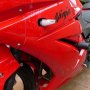 Jual Kawasaki Ninja 250R Merah Mulus KM Dikit Branded Parts n250