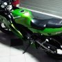 JUAL MOTOR NINJA RR HIJAU thn 2010 JAKARTA KNALPOT ARROW