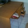 Jual Meja kantor 2 Set + Kursi & Desktop COMP Komplit (Jual CEPAT!!!)