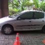 Jual Peugeot 206 thn 2001 silver