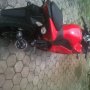 Jual ninja 250 merah thn 2010 bln 4, harga 39.5jt nego aluss