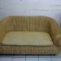 Jual kursi tamu / sofa / rotan second