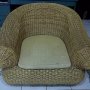 Jual kursi tamu / sofa / rotan second