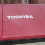 Jual laptop toshiba L 645 'warna merah' core i3 (Surabaya)