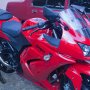 JUAL NINJA 250 MERAH 2010 MODIF SIMPEL