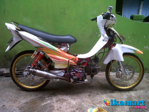 JUAL Jupiter Z Tahun 2005 Full Air Brush Full Chorme 