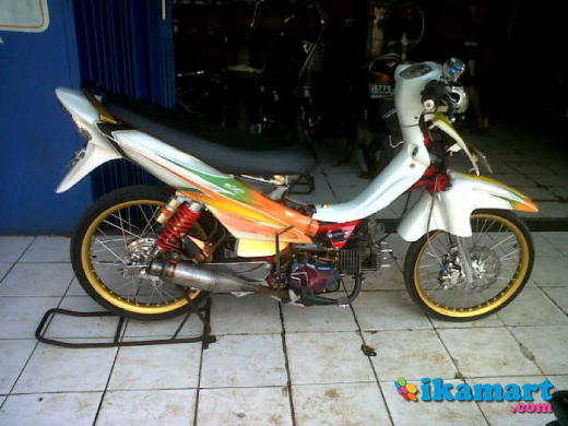 JUAL Jupiter Z Tahun 2005 Full Air Brush Full Chorme 