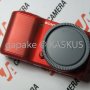 Jual Sony NEX 3 Merah Komplit Aksesoris