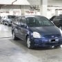 Honda Stream 2003 biru metalic, automatic