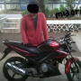 Jual vixion 2010 merah maroon modifikasi (tes harga)