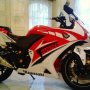 Jual Kawasaki ninja 250r merah bulan 03-2011 pajak panjang