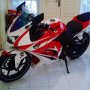 Jual Kawasaki ninja 250r merah bulan 03-2011 pajak panjang