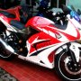 Jual Kawasaki ninja 250r merah bulan 03-2011 pajak panjang