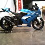 kawasaki 250R Biru 2010 bulan 6 Like new