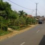 Tanah di JL Raya curug sawangan Depok