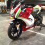 FOR SALE NINJA 250 RED VALENTINO EDITION 2010