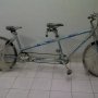 Jual Sepeda Tandem Polygon Biru Langit Second Like New