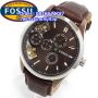 FOSSIL ME1123 Dress Twist Brown Leather