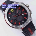 Ferrari Scuderia OLW Black Red Rubber