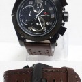 Swiss Army SA2087 Leather Strap (BLBR)