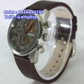 EXPEDITION E6673M Silver Brown Leather