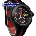 Ferrari Scuderia Orologi Line Black Red Rubber