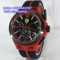 Ferrari Scuderia Race Red Black Rubber