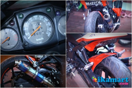 Jual Kawasaki Ninja  250  tahun  2009  Merah Modif  Motor