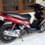 Jual Suzuki Skywave CW 125 2011 Merah Metalik Full Original 