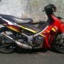 Jual Satria Hiu 2005 merah full ori pajak panjang