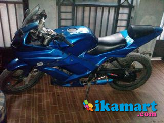 Minerva 150R th 2008 Biru  modifikasi  Motor