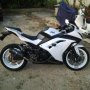 Jual Ninja 250 fi 2013 white kaki ER6 650cc Moge style