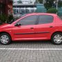 Jual PEUGEOT 206 2002 Manual Merah