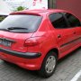 Jual PEUGEOT 206 2002 Manual Merah