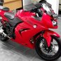 Jual Kawasaki Ninja 250 09/08 Merah Km 2500 Modif