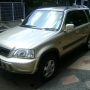 Jual Honda CRV th 2001 Automatic coklat muda metalik