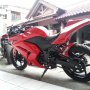 KAWASAKI NINJA 250 RED FERARI 2012 bln 6 MULUS