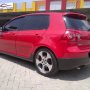 VW Golf GTI 4 door 2005 Tornado red